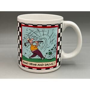 Don't Drink and Drive GOLF Golfing Carlton Cards Mug
